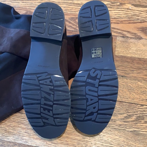 Stuart Weitzman 50/50 suede boots- brown - Picture 7 of 7